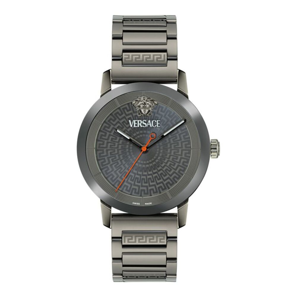 Versace V-Helix Bracelet Watch Grey Mens